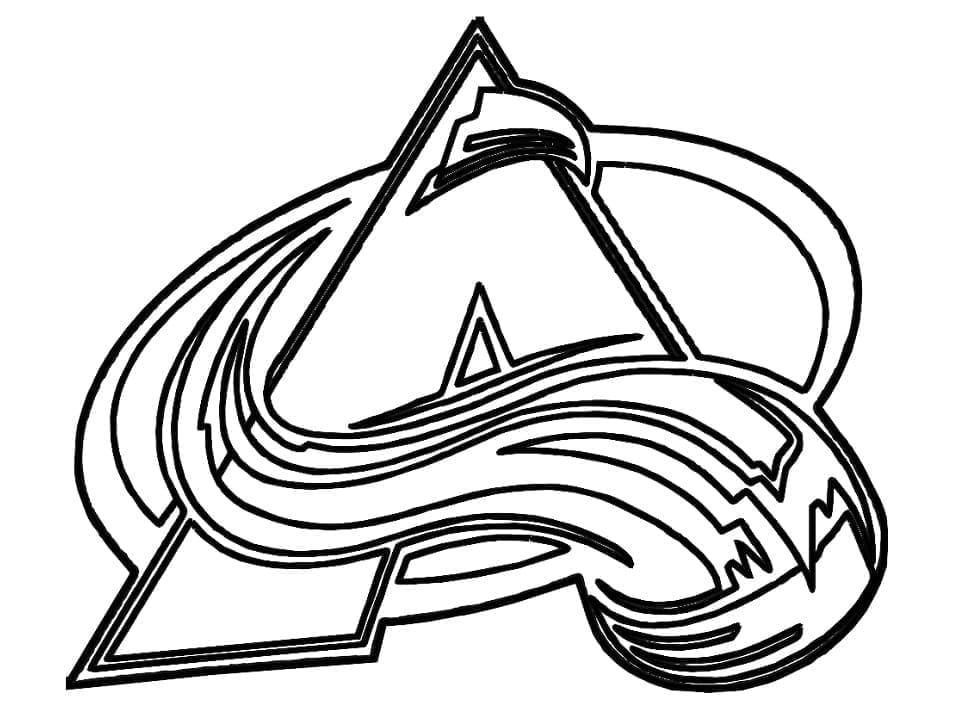 Tisknutelný NHL Obrázek omalovánka