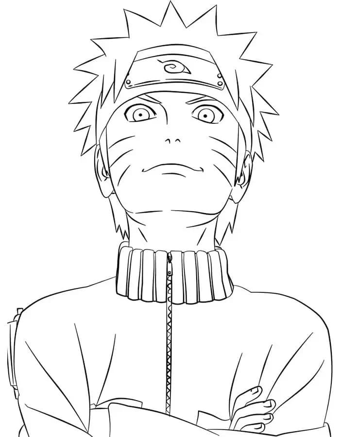 Tisknutelný Naruto Obrázek omalovánka
