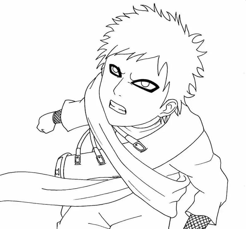 Tisknutelný Naruto omalovánka