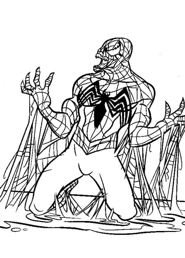 Tisknutelný Venom omalovánka