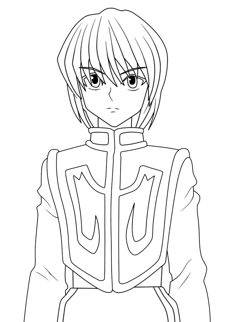 Tisknutelný Zdarma Hunter x Hunter omalovánka