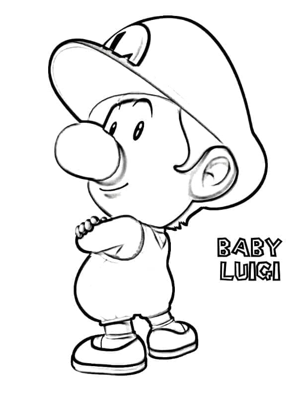 Tisknutelný Zdarma Luigi omalovánka