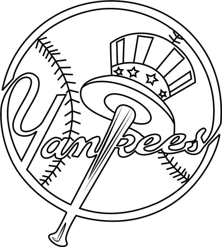 Tisknutelný Zdarma MLB omalovánka