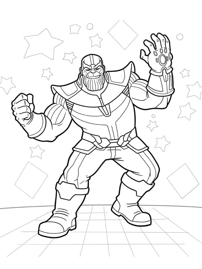 Omalovánky Thanos