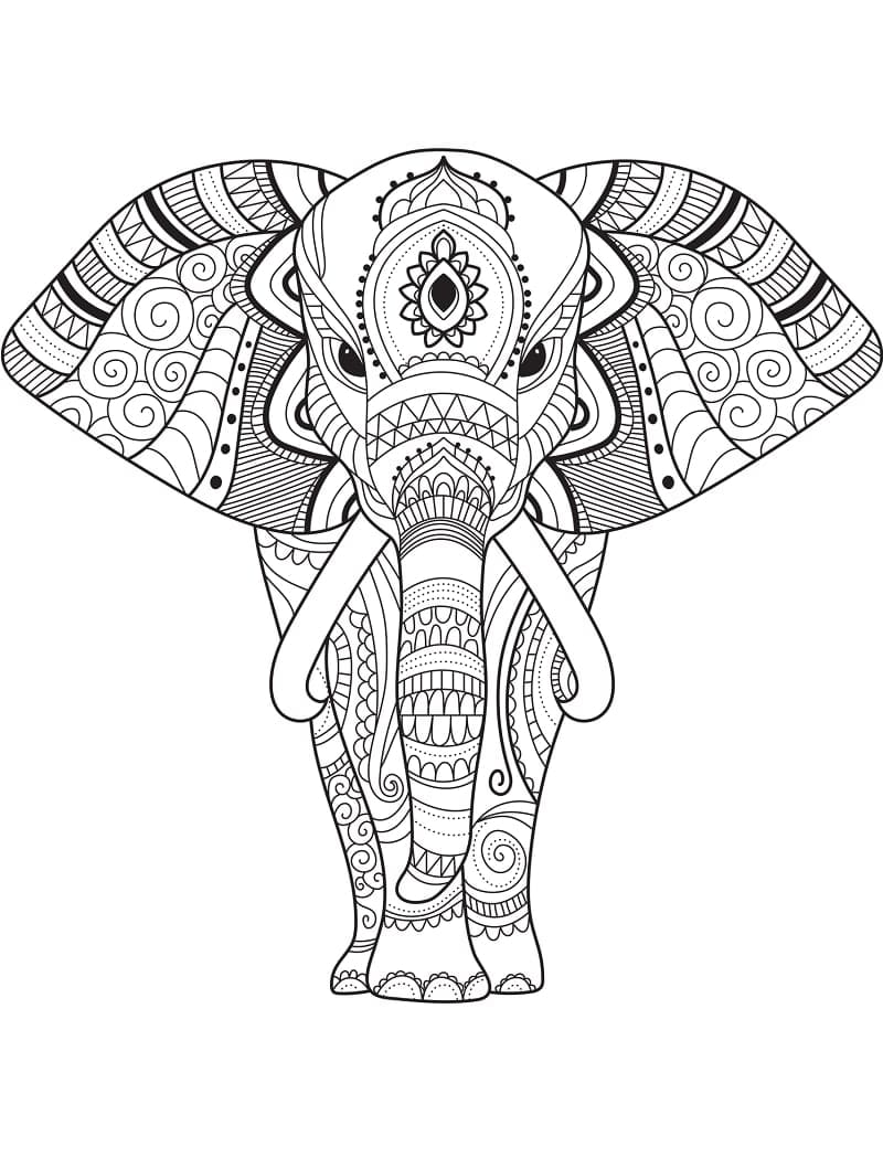 Tisknutelný Zdarma Zentangle omalovánka
