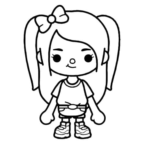 Toca Boca (17) omalovánka