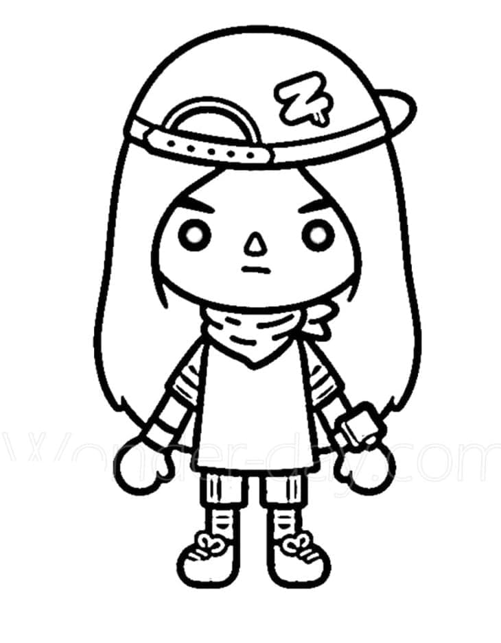 Toca Life omalovánka