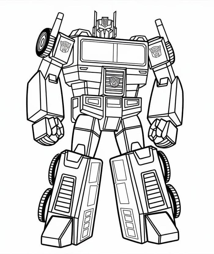 Transformers (4) omalovánka