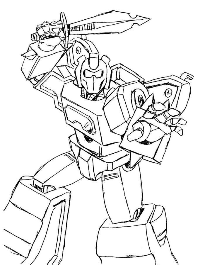 Transformers Robot omalovánka
