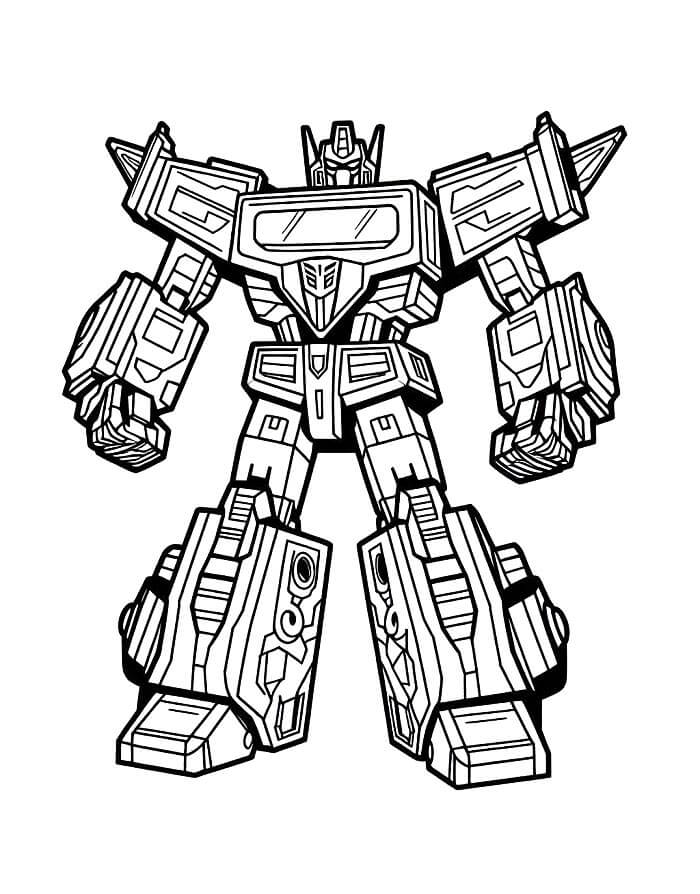 Transformers Vymalovatelné pro Děti omalovánka