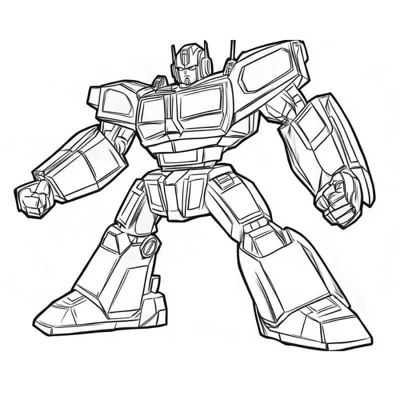 Transformers Zdarma pro Děti omalovánka