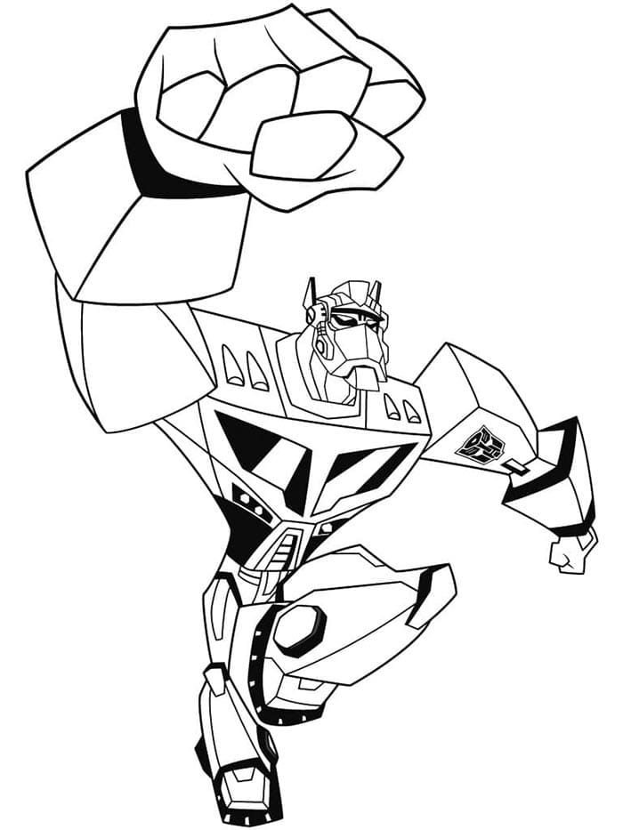 Transformers Zdarma omalovánka