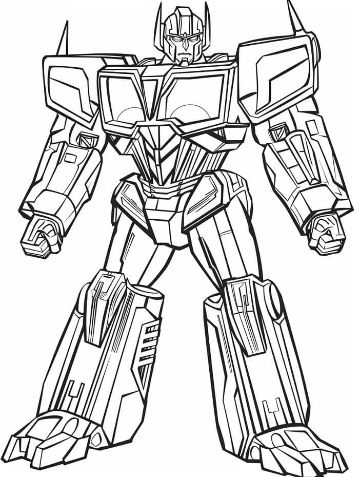 Transformers k Vymalování omalovánka