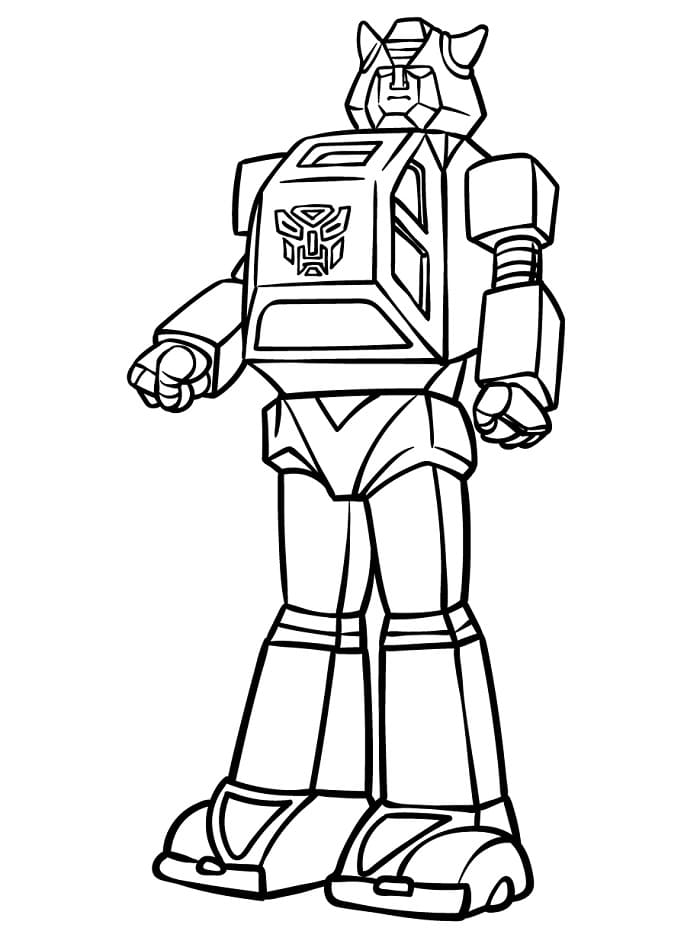 Transformers pro 3leté Děti omalovánka