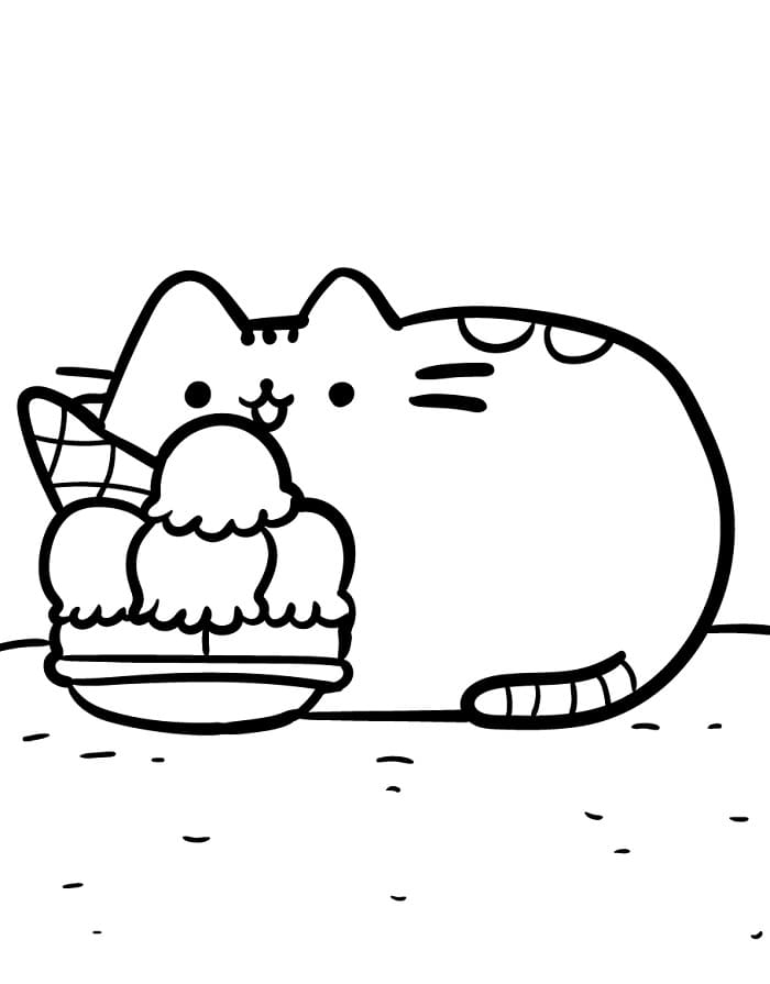 Pusheen omalovánky