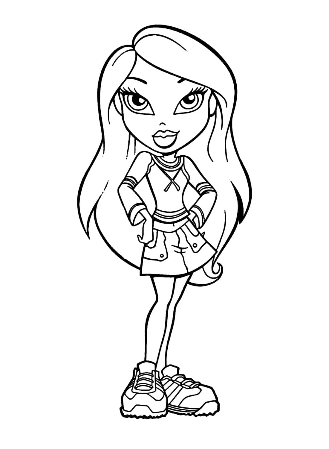 Úžasná Bratz omalovánka