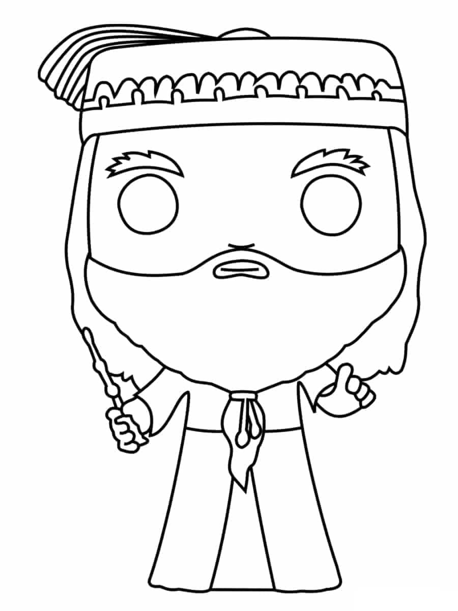 Úžasná Funko Pop omalovánka