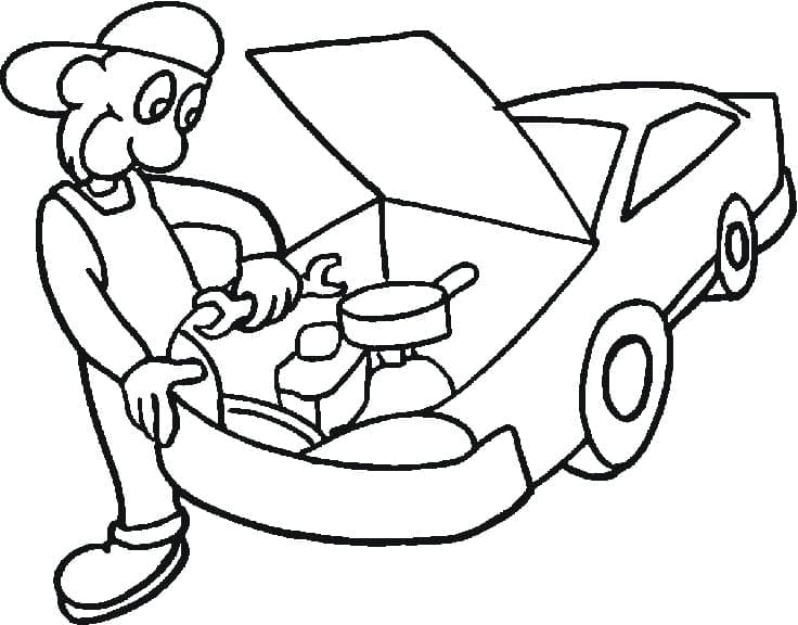 Úžasné Auto omalovánka
