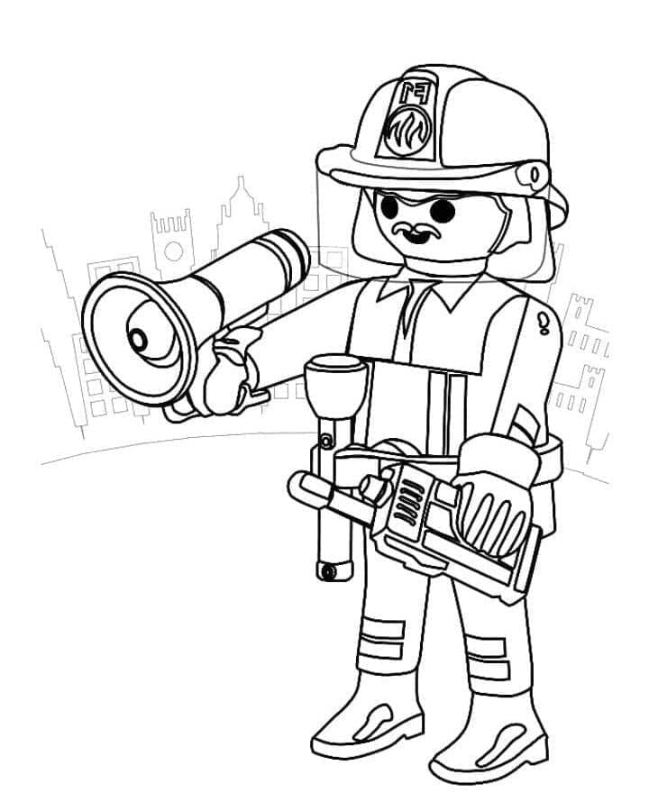 Úžasné Playmobil omalovánka