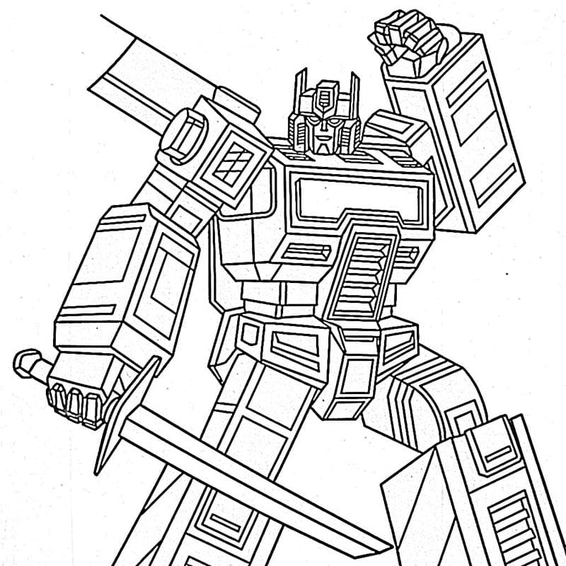 Úžasné Transformers omalovánka
