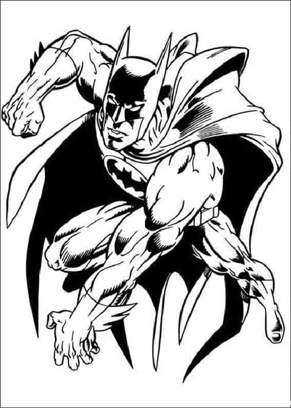 Úžasný Batman omalovánka