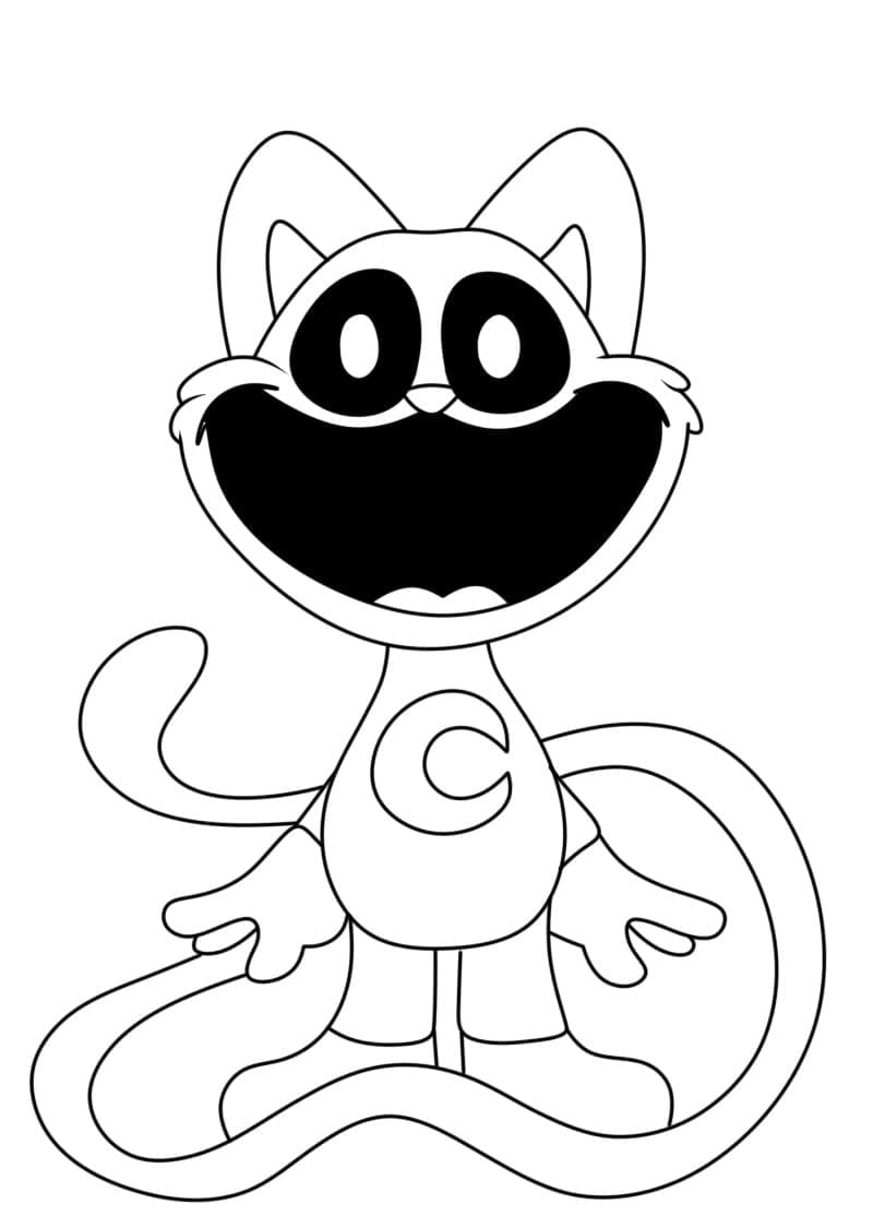 Úžasný Catnap omalovánka