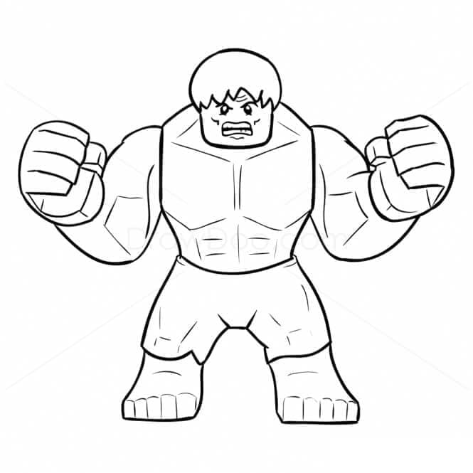 Úžasný Hulk omalovánka