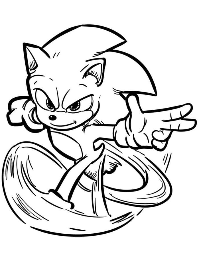 Omalovánky Sonic