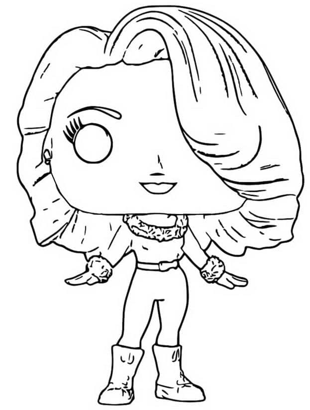 Velmi Roztomilá Funko Pop omalovánka