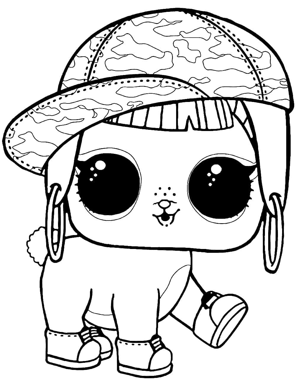 Velmi Roztomilá LOL Mazlíčci omalovánka