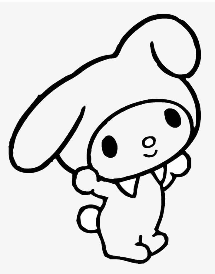 Velmi Roztomilá My Melody omalovánka