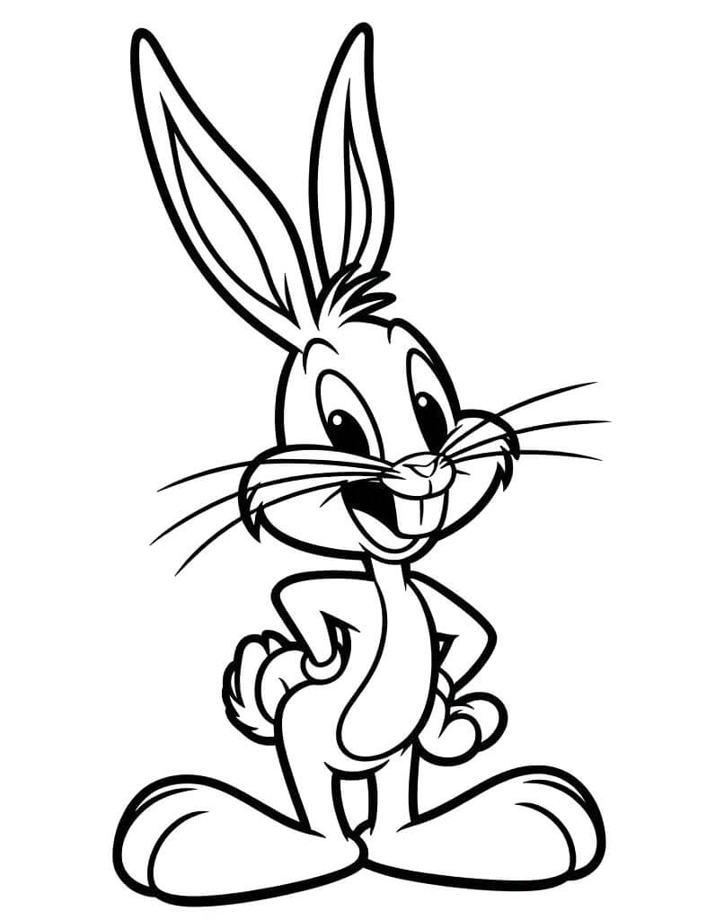 Velmi Roztomilý Bugs Bunny omalovánka