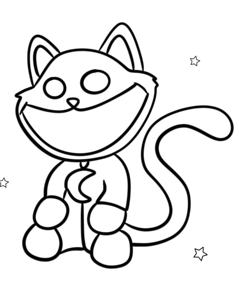 Velmi Roztomilý Catnap omalovánka