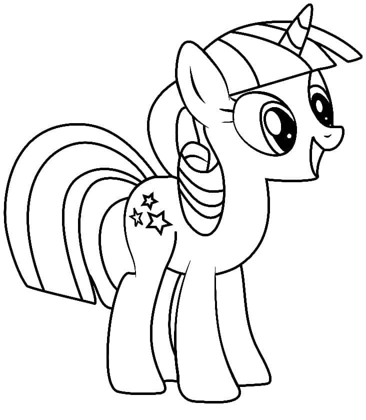 Velmi Roztomilý Můj malý Pony omalovánka