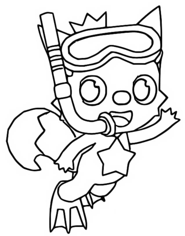 Velmi Roztomilý Pinkfong omalovánka