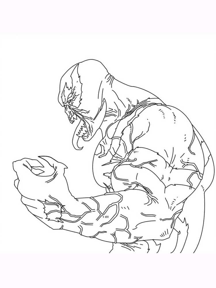 Venom (3) omalovánka