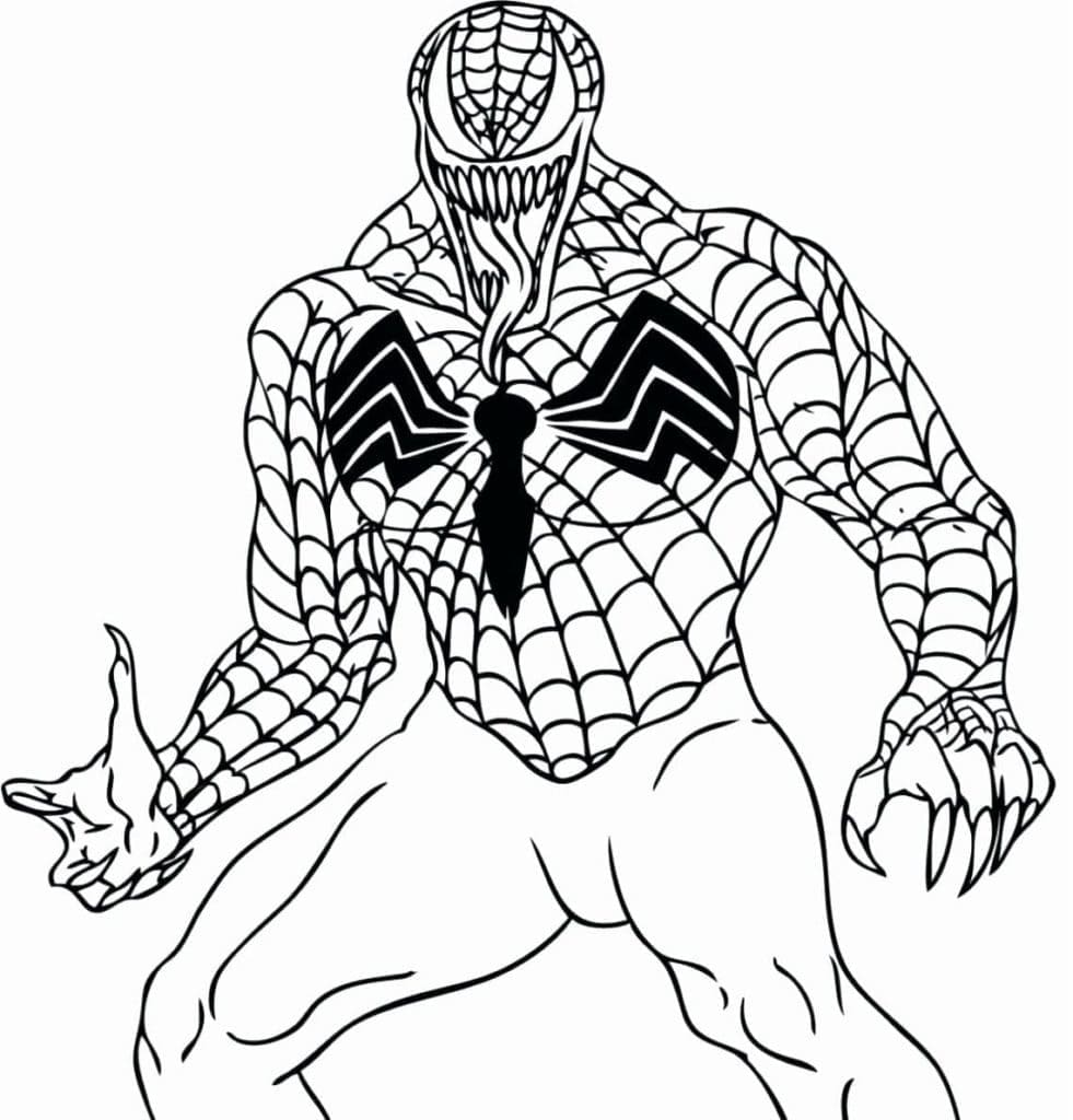 Venom Vymalovatelné pro Děti omalovánka