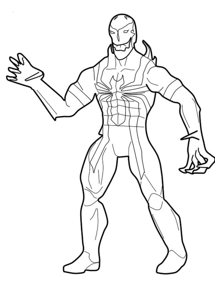 Venom pro 4leté Děti omalovánka