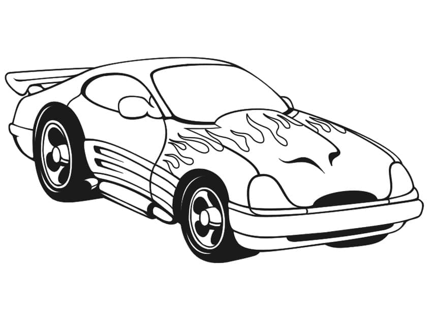 Vozidlo Auto omalovánka