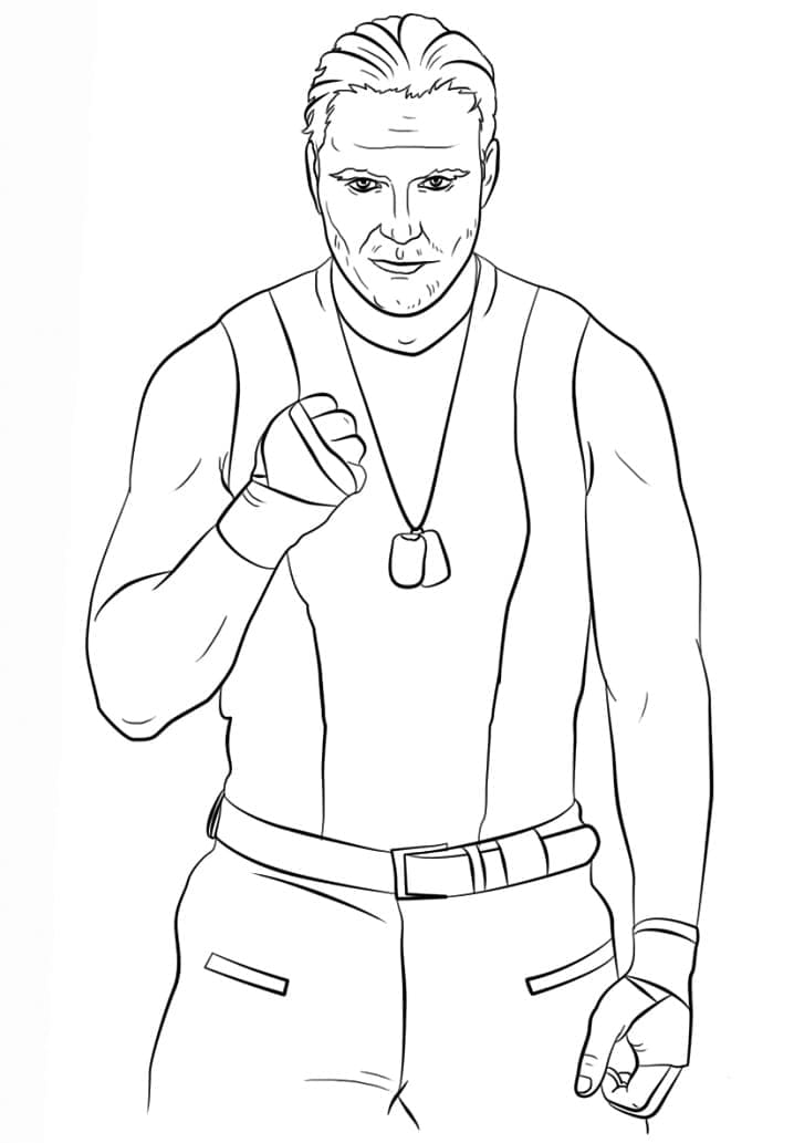 WWE (1) omalovánka