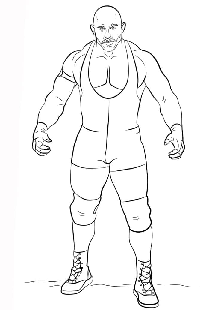 WWE (4) omalovánka