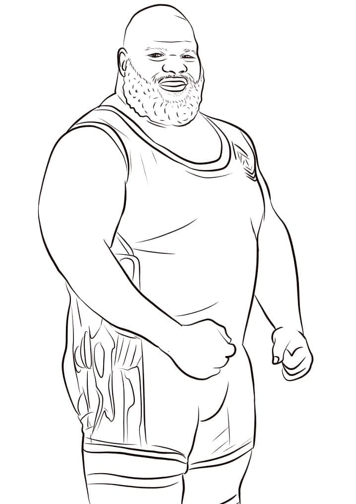 WWE (5) omalovánka