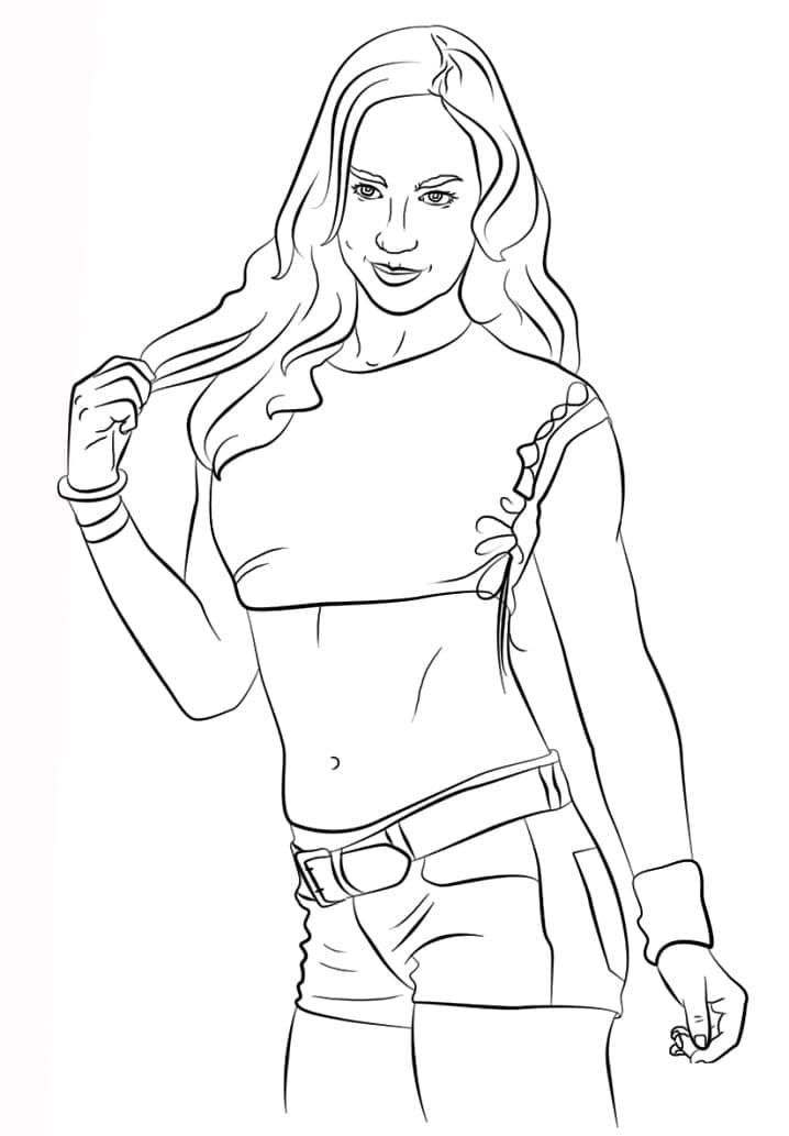 WWE (6) omalovánka
