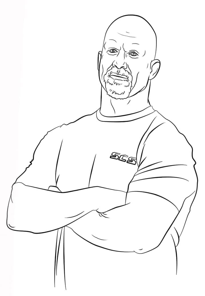 WWE Sport omalovánka
