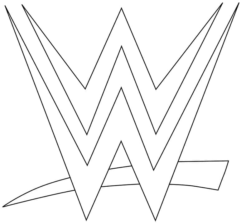 WWE Tisknutelné pro Děti omalovánka