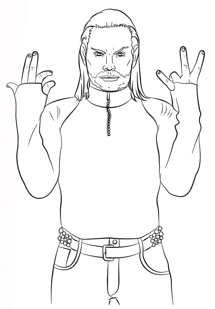 WWE k Tisku omalovánka