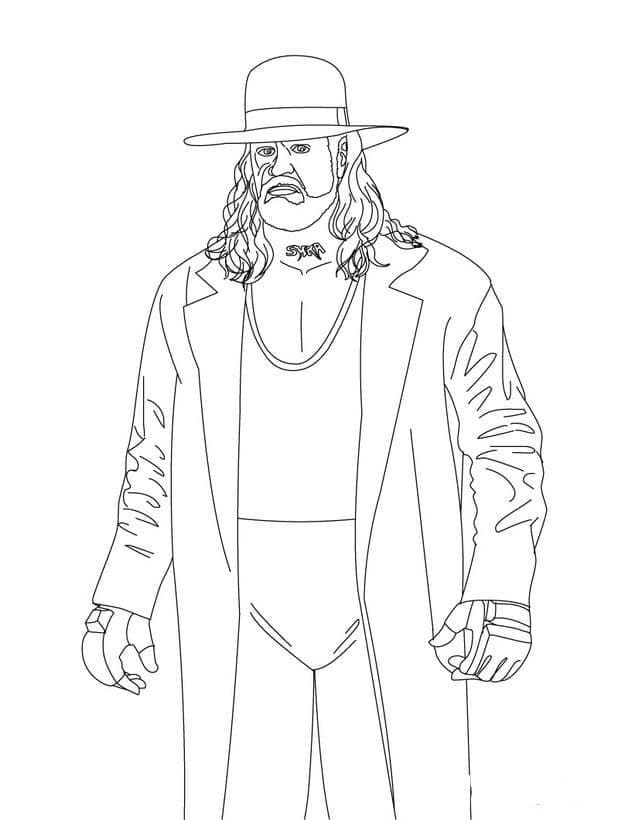 WWE pro 1leté Děti omalovánka