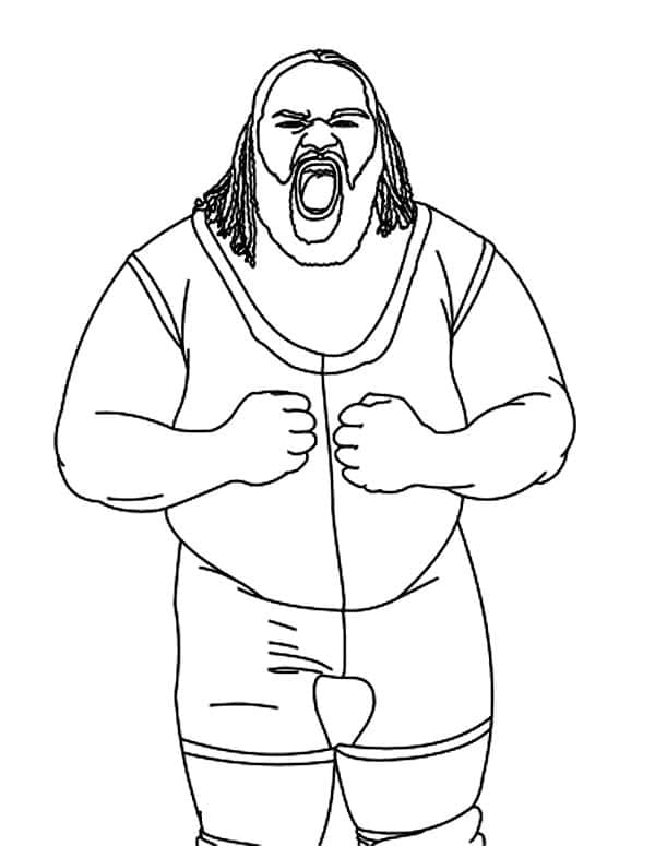 WWE pro 4leté Děti omalovánka