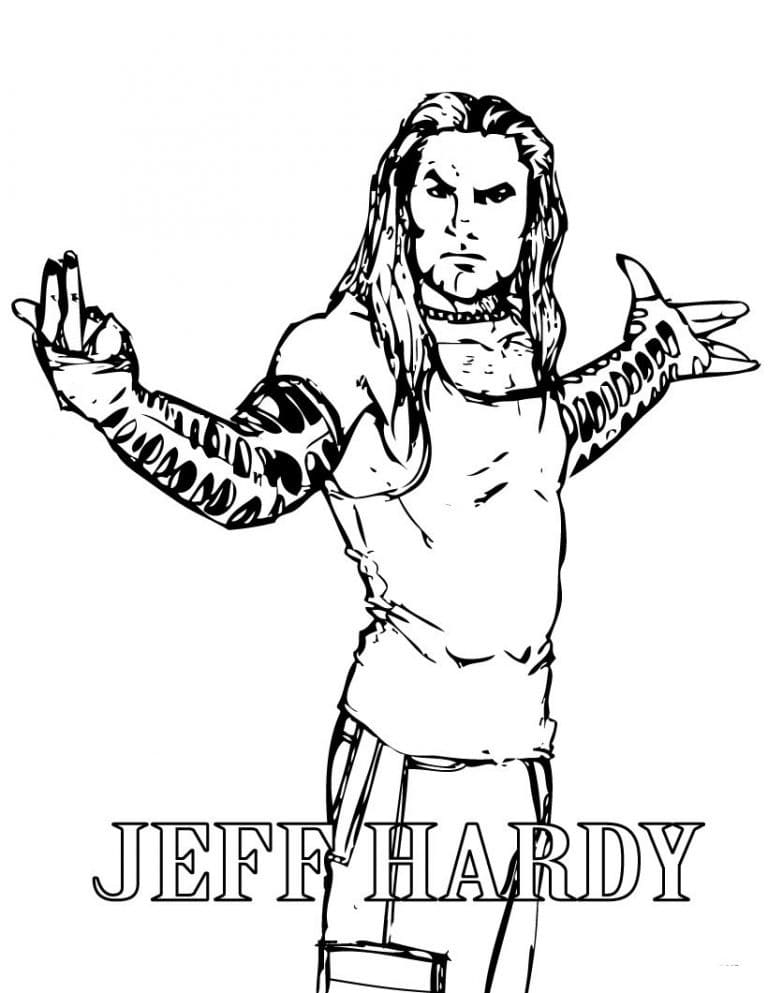 WWE pro Děti omalovánka