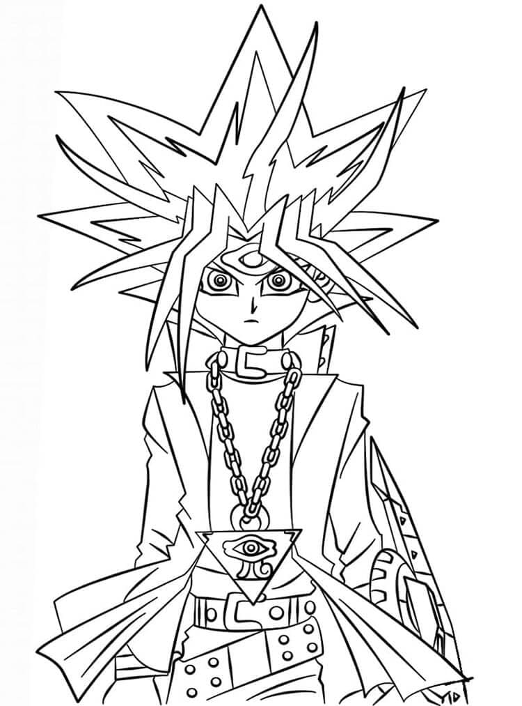 Yu-Gi-Oh Zdarama omalovánka